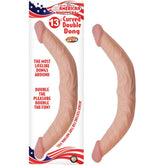 ALL AMERICAN WHOPPERS 13 CURVED DOUBLE DONG - FLESH